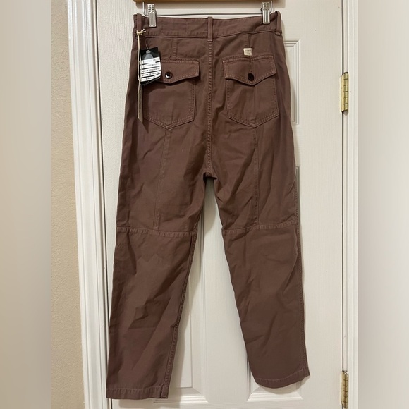 Citizens of Humanity Surplus Harrison Tapered pant Redwood Cargo Trousers sz 24 - Picture 3 of 9